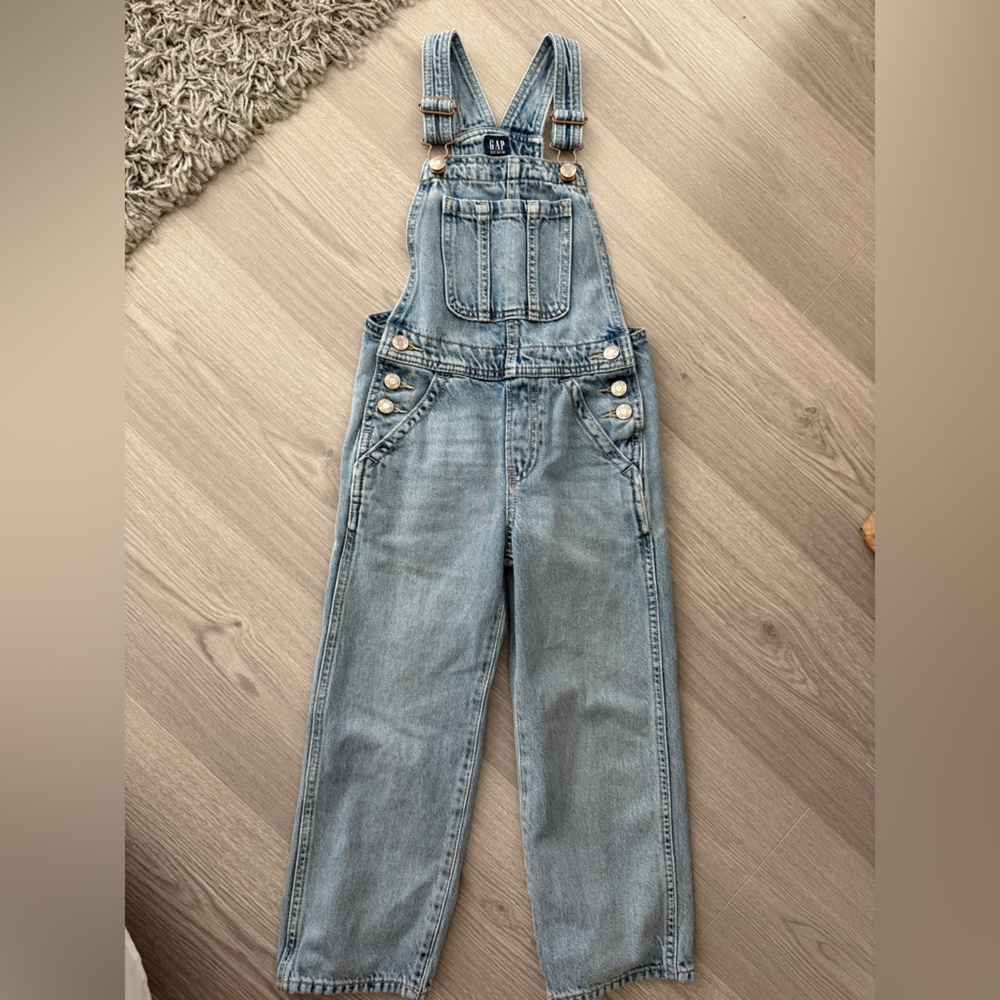 GAP kids Light Blue Denim Overalls